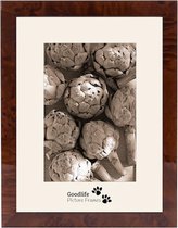Fotolijst Nancy Wortelnoot 40x80 Anti-reflectie glas