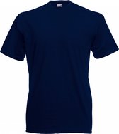 T-shirt à manches courtes pour hommes Fruit Of The Loom Valueweight (Dark Marine)