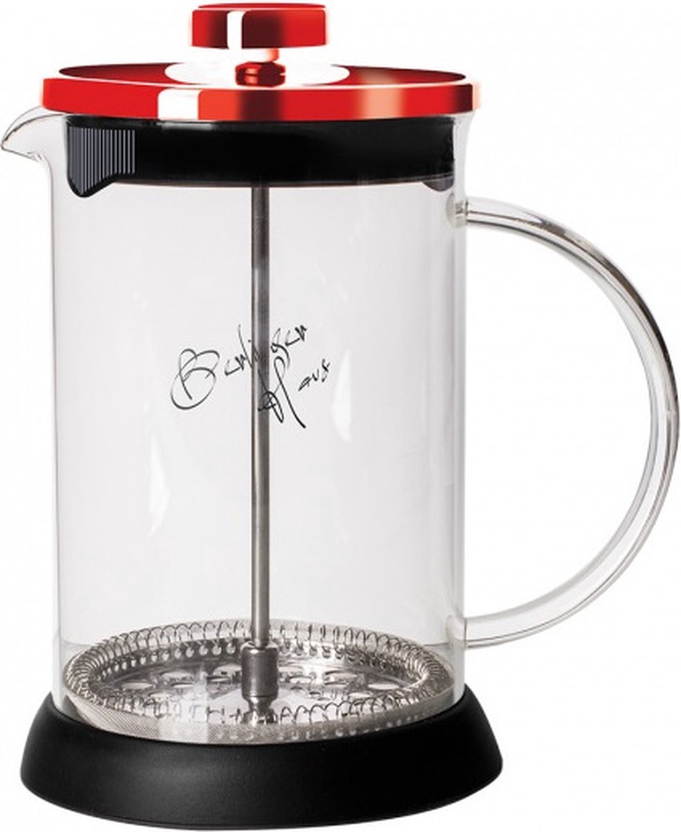 Berlinger Haus Cafetière Burgundy 600 Ml 17,5 X 9 Cm Glas Transparant