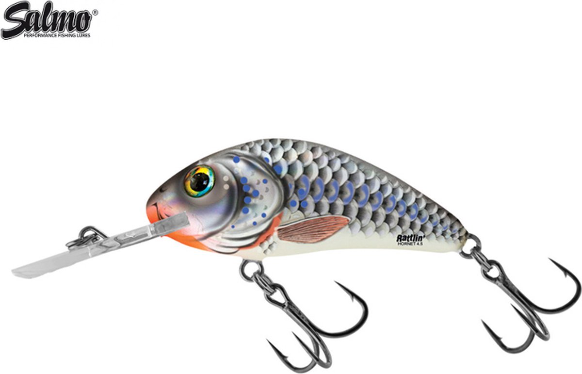 Salmo Rattlin Hornet - 5.5 cm - silver holographic shad