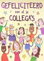 Kaart - A4 formaat - Gefeliciteerd van al je collega's - AT2003-A