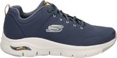 Skechers Arch Fit Titan sneakers blauw Textiel - Heren - Maat 44