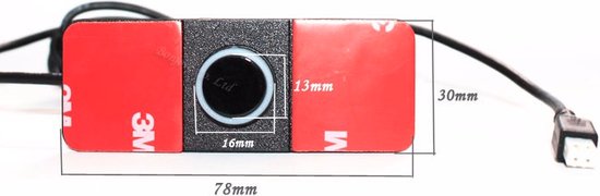 Parkeersensoren 4x flush-fit OEM style 16.5mm inbouw zwart met  geluidssignaal / HaverCo | bol.com