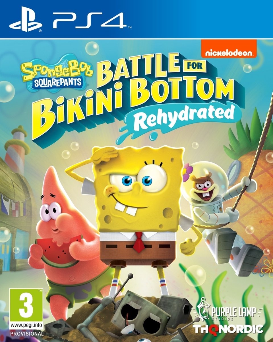 Spongebob SquarePants: Battle for Bikini Bottom - Rehydrated - PS4 - Thq Nordic