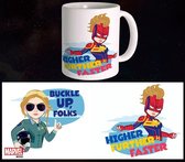 Captain Marvel mug Buckle Up