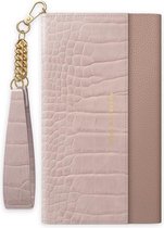 iDeal of Sweden Signature Clutch voor iPhone 11/XR Misty Rose Croco