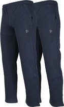 2-Pack Donnay Joggingbroek rechte pijp dunne kwaliteit - Sportbroek - Heren - maat 3XL - Navy (010)