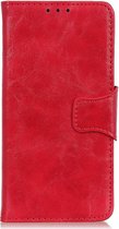 Shop4 - Poco F3 5G Hoesje - Wallet Case Cabello Rood