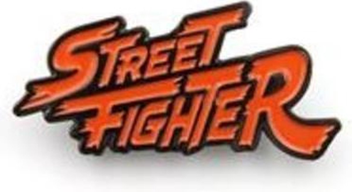 Street Fighter Logo Collector Pin