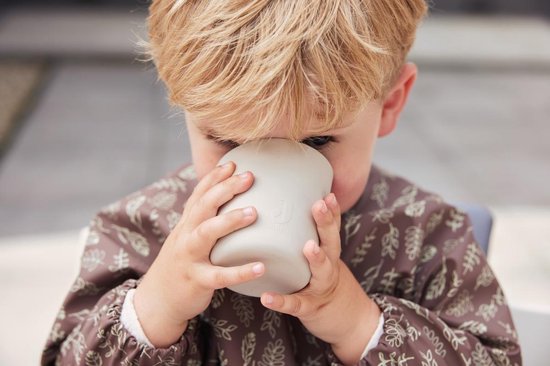 Jollein - Kinderserviesset 4-delig (Nougat) - Siliconen - Baby Servies, Baby Bestek - 6-18 maanden van Jollein — afbeelding 5