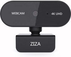 ZIZA Z4K webcam met microfoon | 4K Ultra HD | 3840 x 2160 | Autofocus | 8.29 MP