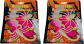 6x stuks glow in the dark horror dieren met zuignappen - Halloween decoratie beesten/insecten lichtgevend