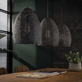 Hanglamp 3-Lichtbronnen - Ø26cm - Ovaal - Metaal - Lamp Armor - Giga Meubel