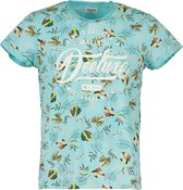 DEELUXE T-shirt met tropische print FRESHY Mint