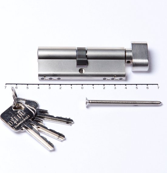 Cylindre de Serrure 40 x 40 mm 3 clés avec v Cylindre de Serrure 40 x 40 mm 3 clés avec v