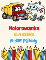 Kolorowanka dla dzieci Fajne pojazdy