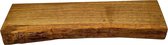 Wandplank-boekenplank-Muurplank-Eikenhout-150 x 20 x 5 cm inclusief plankendragers