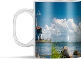 Mok - Vuurtoren - Water - Nederland - 350 ml - Beker