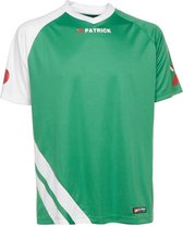 Patrick Victory Shirt Korte Mouw Kinderen - Groen / Wit | Maat: 11/12