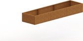MySteel Cortenstaal plantenbak Texas xxl 3000x800   - Hoogte: 400mm
