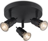 Home sweet home LED opbouwspot Cilindro 3L - zwart