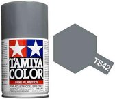 Tamiya TS-42 Light Gun Metal - Satin - Acryl Spray - 100ml Verf spuitbus