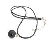 Wellness-House | Veterketting Onyx Stripe | Natuurstenen Ketting | Onyx | Kracht | Doorzettingsvermogen | Zen
