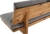 Sofa DKD Home Decor Bruin Grijs Katoen Pijnboom (195 x 90 x 78 cm)