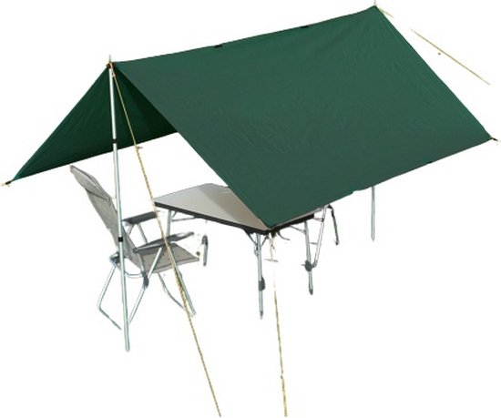 Eurotrail Tarp 4 50% Uv Bescherming 400 X 300 Cm Polyester Groen van Eurotrail — afbeelding 4