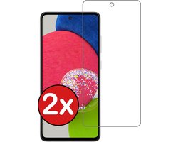 Screenprotector - 2 Stuks - Geschikt voor Samsung Galaxy A52s 5G - Extra Sterk - Beschermglas - Gehard Glas - Tempered Glass - Screen Protector
