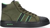 Hip H1943 Hoge sneakers - Jongens - Groen - Maat 31