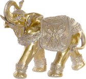 Decoratieve figuren DKD Home Decor Hars Olifant (35 x 14.5 x 28.5 cm)