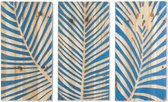 Schilderij DKD Home Decor Leaf (25 x 3 x 48 cm)
