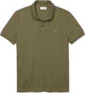 Lacoste - Poloshirt Pique Khaki - Slim-fit - Heren Poloshirt Maat 4XL