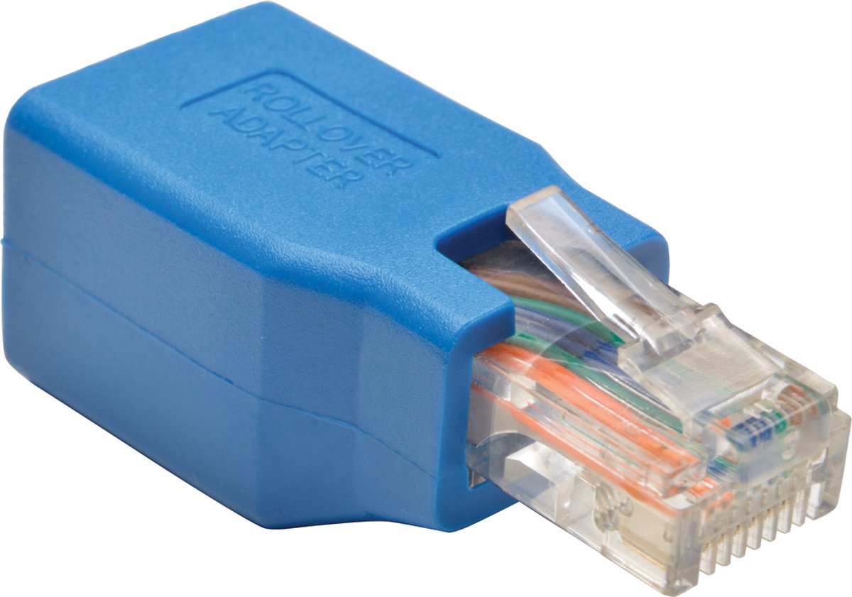 Tripp Lite N034-001 tussenstuk voor kabels RJ-45 Blauw