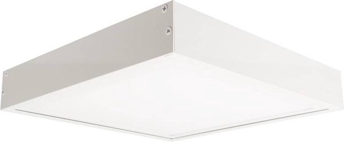 Aigostar - LED paneel opbouw - 30x30cm Framesysteem - Wit aluminium - 5cm hoog incl. schroeven