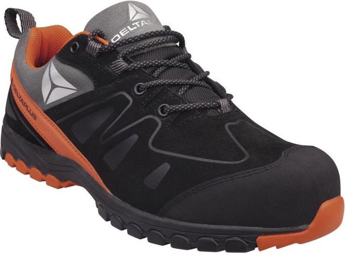 Delta Plus Brooklyn Lage schoen Nubick-Nylon S3 HRO- SRC 44 Zwart