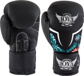 Joya KickBoxing Gloves Gants d'arts martiaux - Femmes - Noir / Blanc / Vert / Rouge