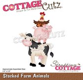 CottageCutz Stacked Farm Animals (CC-901)
