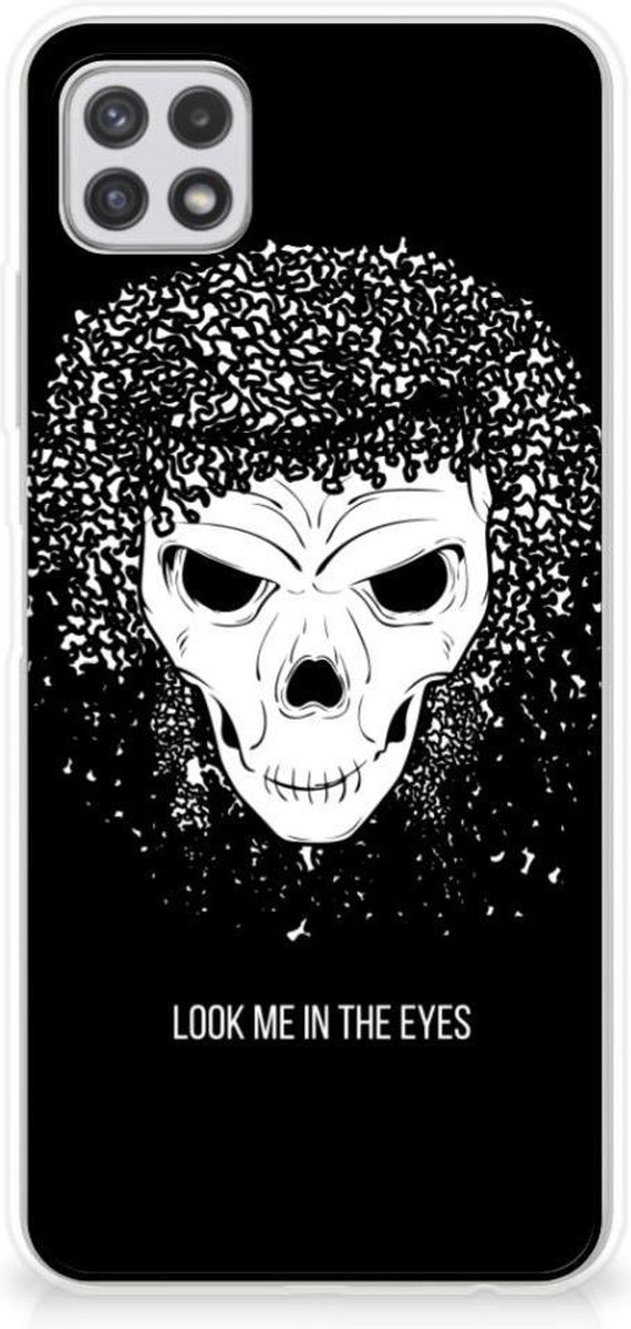 TPU Hoesje voor Silicone Back Case Samsung Galaxy A22 5G Skull Hair