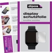 dipos I 6x Beschermfolie helder compatibel met Amazfit Bip U Pro Folie screen-protector (expres kleiner dan het glas omdat het gebogen is)
