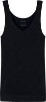 SCHIESSER Seamless Light dames tank top - naadloos hemd - zwart - Maat: S