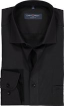 CASA MODA modern fit overhemd - mouwlengte 72 cm - zwart - Strijkvriendelijk - Boordmaat: 46