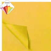 Haza Zijdevloeipapier geel 18gr 5VL 50x70cm 185905