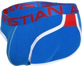 Andrew Christian Show-It Retro Pop Brief Blauw - MAAT L - Heren Ondergoed - Slip voor Man - Mannen Slip