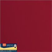 Florence Karton - Cassis - 305x305mm - Ruwe textuur - 216g