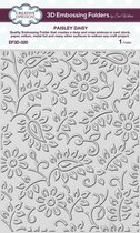 Creative Expressions 3D Embossing Folder - Paisley patroon met madeliefjes - A5