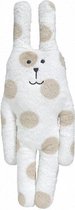 Craftholic Knuffelkussen Rab Sherbet 44 X 16 Cm Polyester Wit