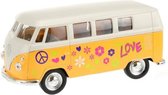 Welly Volkswagen bus geel 10,5 cm