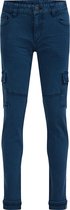 WE Fashion Jongens regular fit jeans met cargozakken